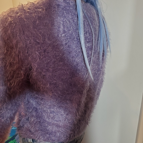 Mango Y2K Fuzzy Sweater - Picture 4 of 6